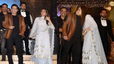 Salman attended Sonakshi and Zaheer's wedding reception