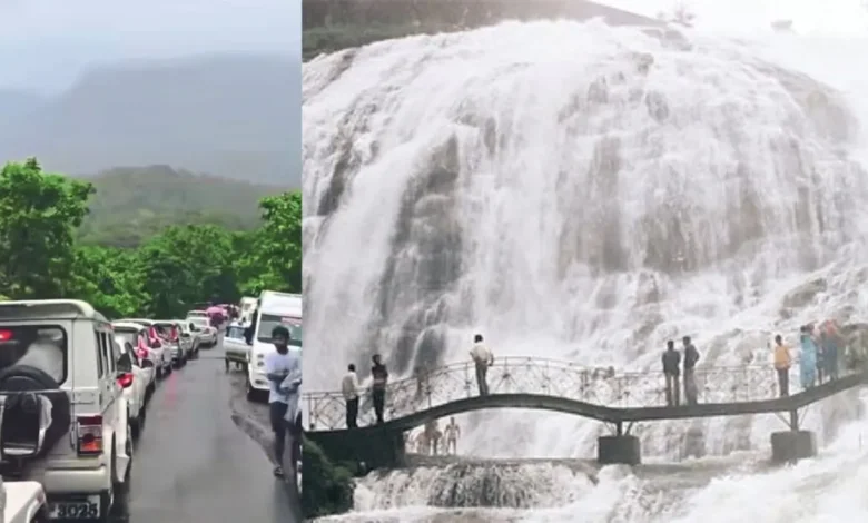 Tourists flocked to Nashik amid heavy rains