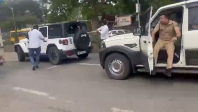 Maharashtra: NCP Sharad Pawar faction leader Jitendra Awhad's car attacked, Yuvraj Chhatrapati's organization took responsibility