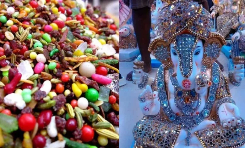 ‘Mira Bhayander ki Shaan’ Ganpati made of mouth freshener became the center of attraction