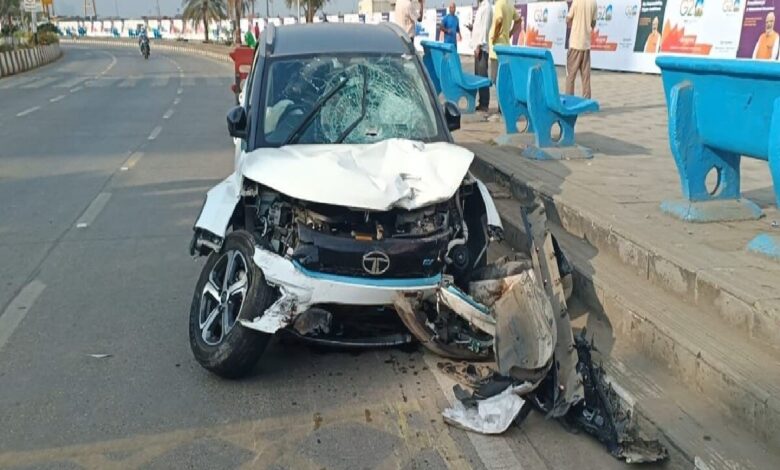 Tragic accident in Malad, a speeding car ran over a woman and she died